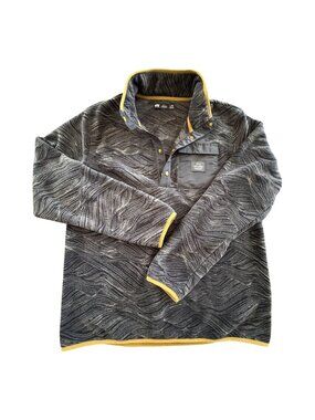 Helly Hanson Maridalen Fleece Pullover Ebony Wave Mid Layer Camping Hiking Large